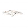 Bague "Nous Deux" - Diamant Poire et Or blanc