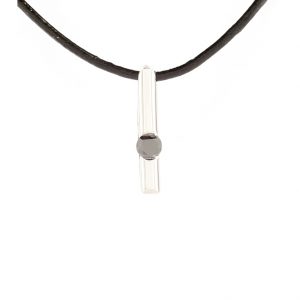 Pendentif Douceur Brute - Diamant noir 4