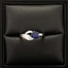 Bague Feuille - Or 18k et Saphir 4