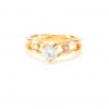 Solitaire Malaya - Or jaune 18k et Diamant 2