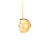 Pendentif Golden, or diamant et perle 4