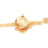 Pendentif Golden, or diamant et perle 5