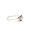 Solitaire Earth, Or blanc Perle et Diamant 2