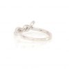 Alliance Enlacée, or blanc et diamants 3