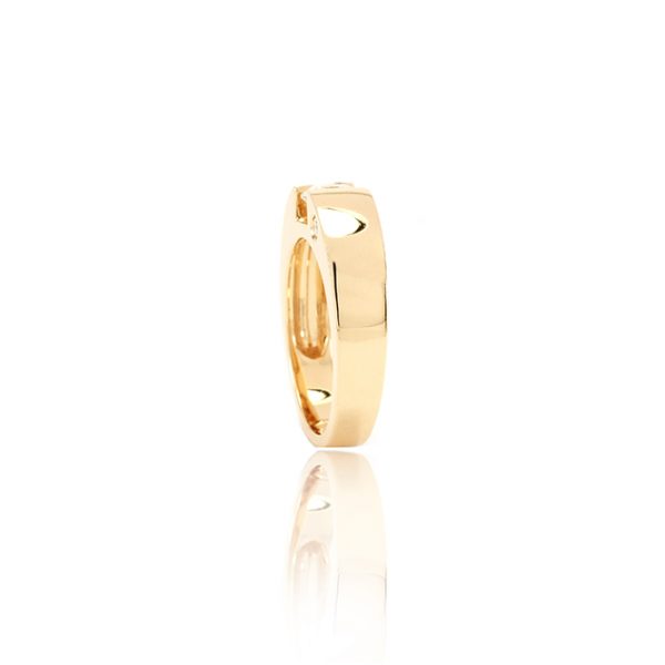 Solitaire Epuré, or jaune et diamants 4