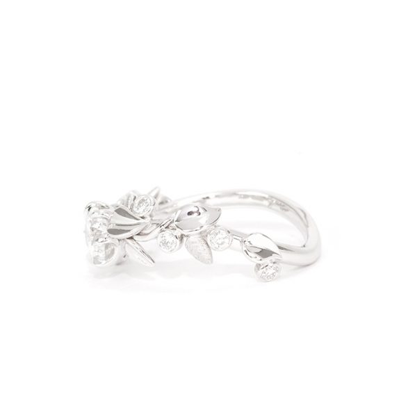 Bague Rosée, diamants et or blanc 6