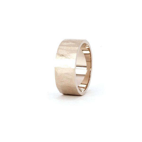 Alliance Ecailles grise, or blanc 18k 2