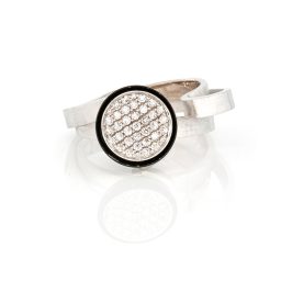 Bague Or, perle et diamants