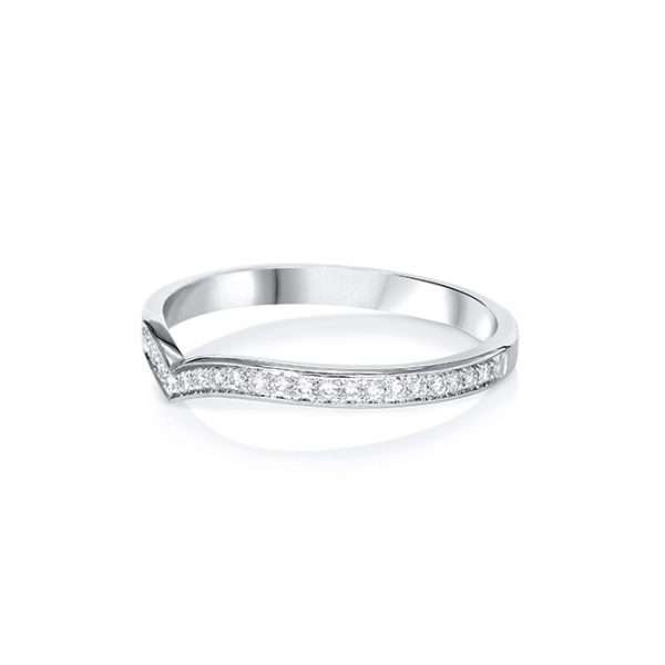 Alliance Diadème, or blanc et diamants 2