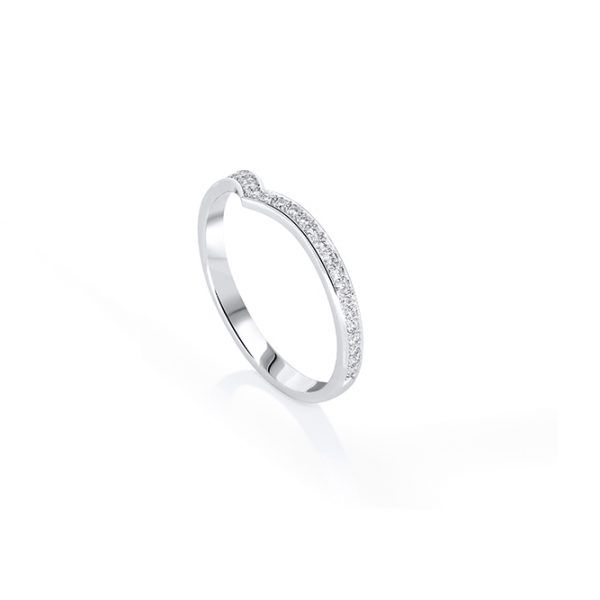 Alliance Diadème, or blanc et diamants 1