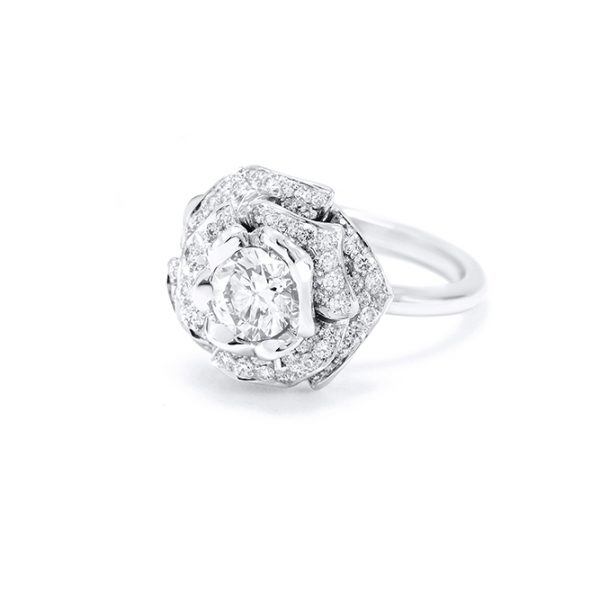 Bague Carmen, Or blanc et diamants 4