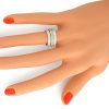 or blanc, diamant jaune et diamant blanc