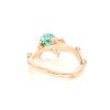 Bague en or rouge 18 carats et zircon 5