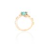 Bague en or rouge 18 carats et zircon 2