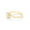 Solitaire Poséidon, or jaune et diamant 4