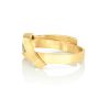 Or jaune 18K, ruban, diamant poire 6