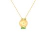 Pendentif or jaune, perle gold et péridot 5