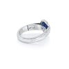 Or blanc, diamants et saphir 2