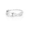 or blanc 18k, diamant et tresse en or 4