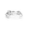 or blanc 18k, diamant et tresse en or 2