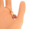 Pendentif Grenade or et rubis 7