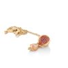 Pendentif Grenade or et rubis 6