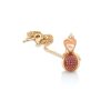 Pendentif Grenade or et rubis 5