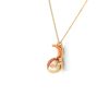 Pendentif Grenade or et rubis 2