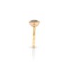 bague lily bleue, perle, zircon et or jaune 2
