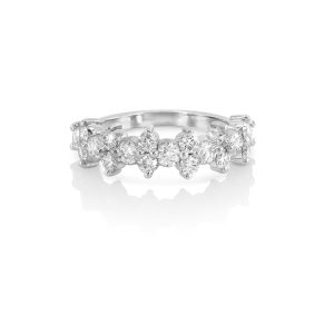 Alliance Peacock or blanc et diamants 6