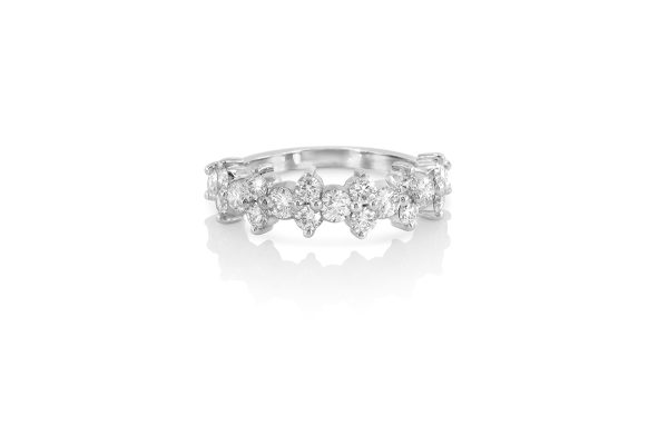 Alliance Peacock or blanc et diamants 6