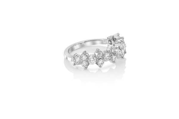 Alliance Peacock or blanc et diamants 5