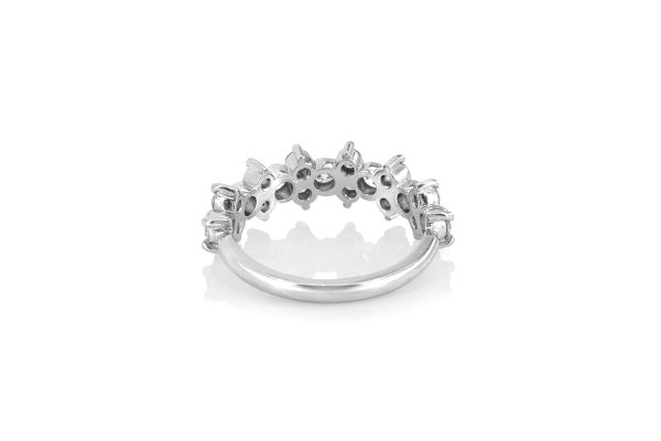 Alliance Peacock or blanc et diamants 4