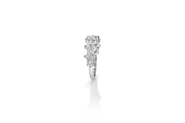 Alliance Peacock or blanc et diamants 3